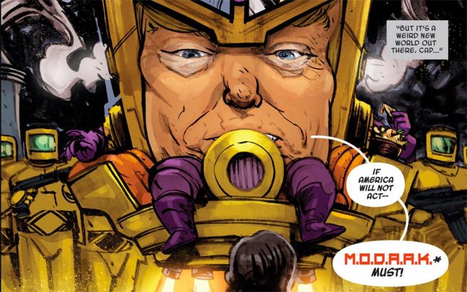 Marvel crea súper villano copia de Donald Trump - M.O.D.A.A.K.