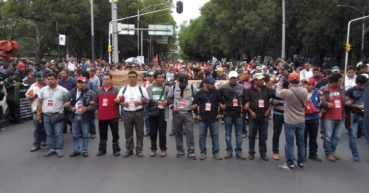 Manifestaciones afectan Paseo de la Reforma y la Ciudadela