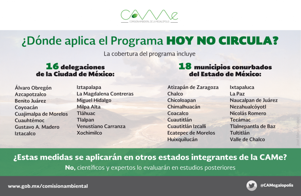 Estos son los vehículos que no circularán el sábado - Megalópolis-1024x667