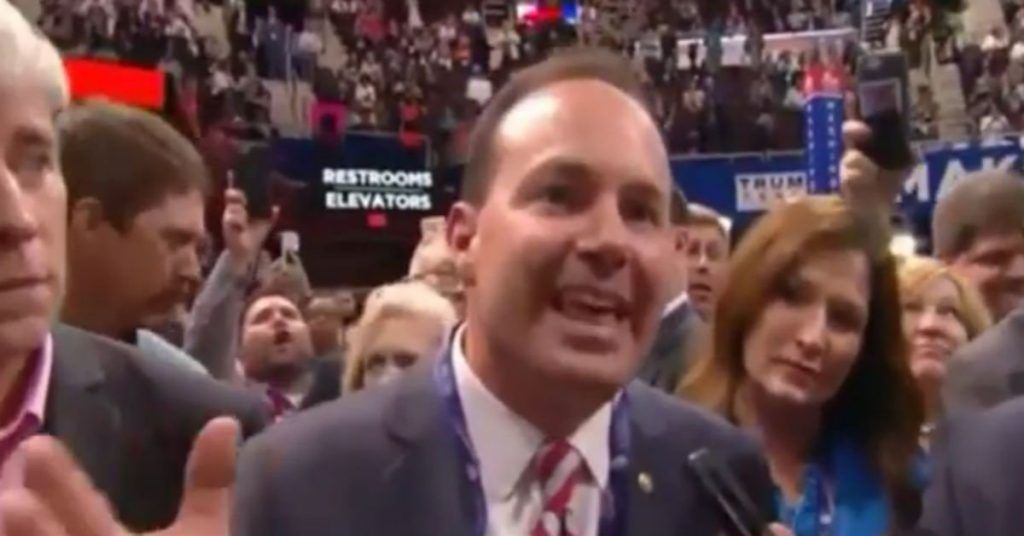 Presentan republicanos a Donald Trump como candidato a la presidencia de EE.UU. - Mike-Lee-1024x536