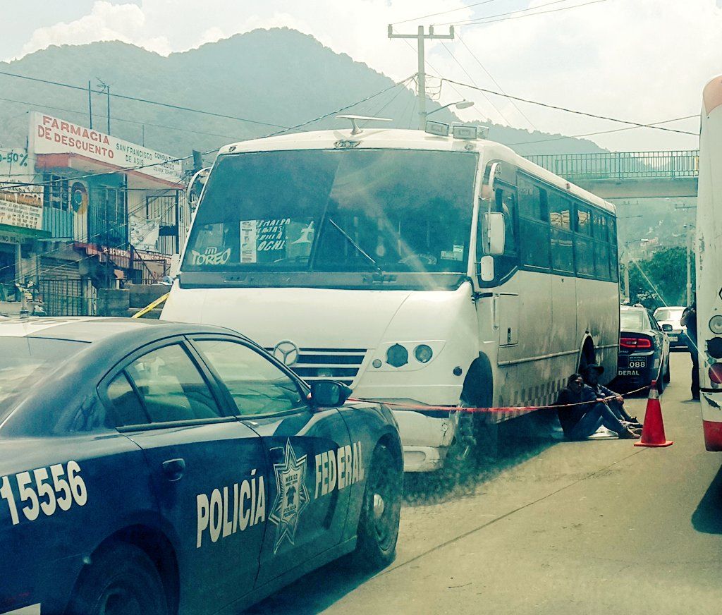Mata camión a hombre de la tercera edad en la Naucalpan-Toluca