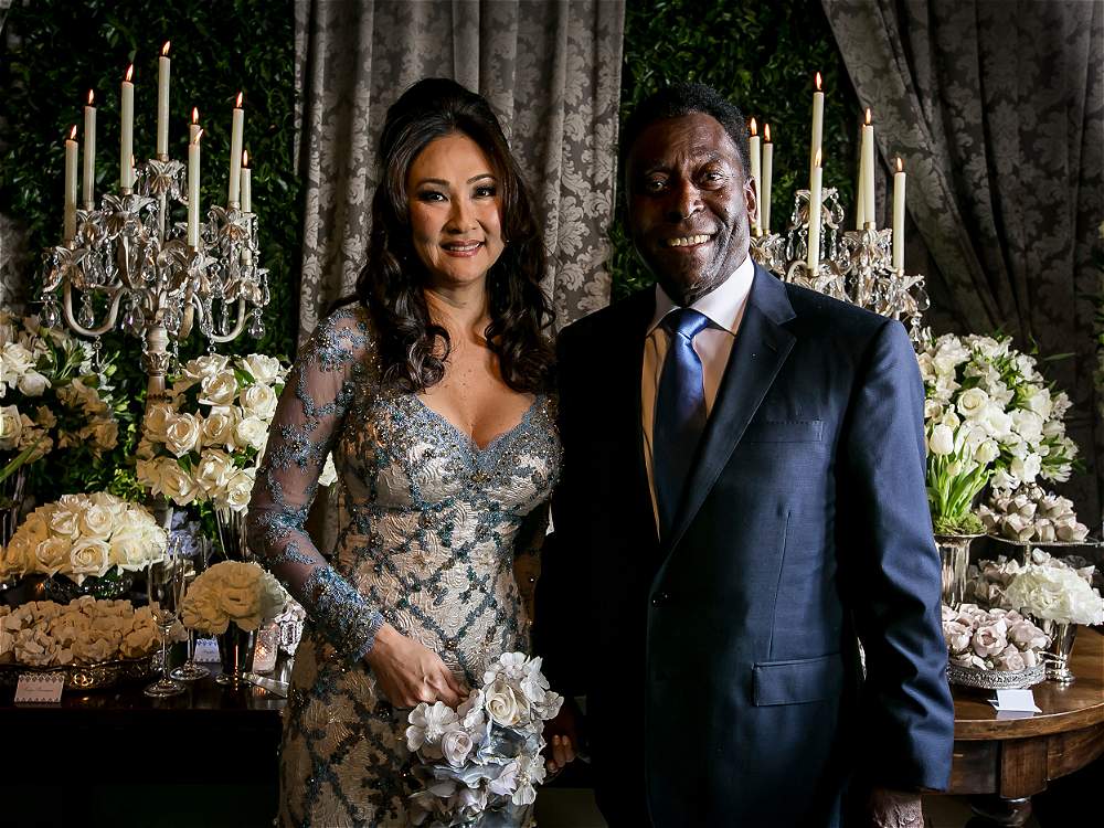 Los famosos que se casaron sin importar la edad - Pelé-boda-EFE