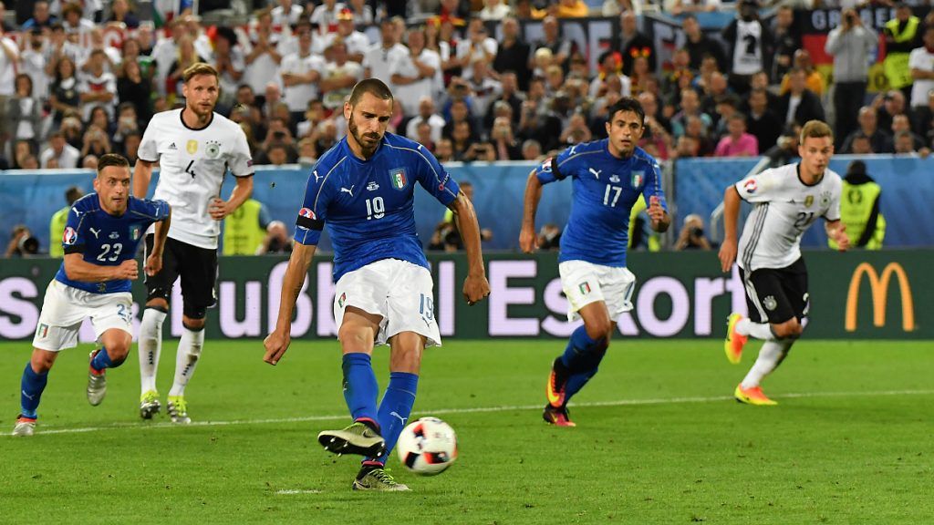 Italia perdona a Alemania en los penales - Penal-Gol-Italia-1024x576