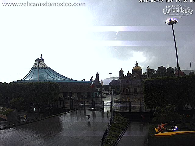 Tres mil policías participarán en operativo “Misión Peregrino 2016” - Rayo-Basílica-Guadalupe-Ciudad-de-México