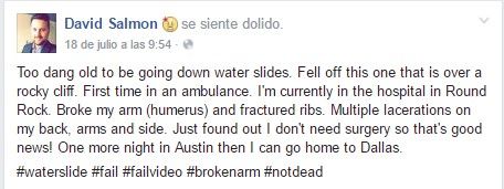 Video: hombre sale disparado desde lo alto de un tobogán acuático - Screenshot_10-4