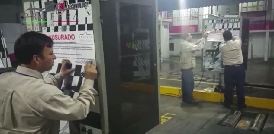 Profepa clausura 52 líneas de medición en verificentros