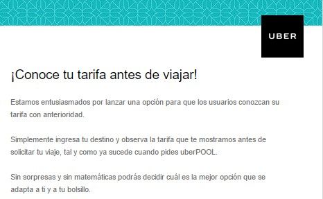 Uber X revelará tarifa antes de iniciar los viajes - Screenshot_3-4