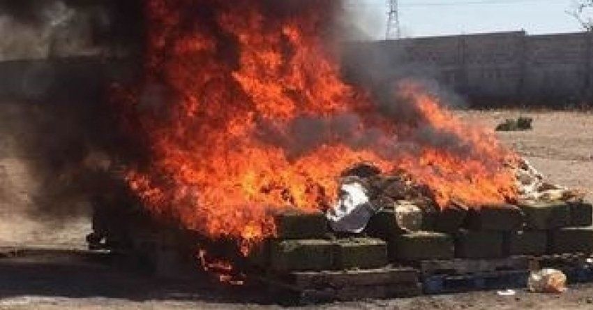 Incinera PGR más de 19 toneladas de narcóticos en Sinaloa