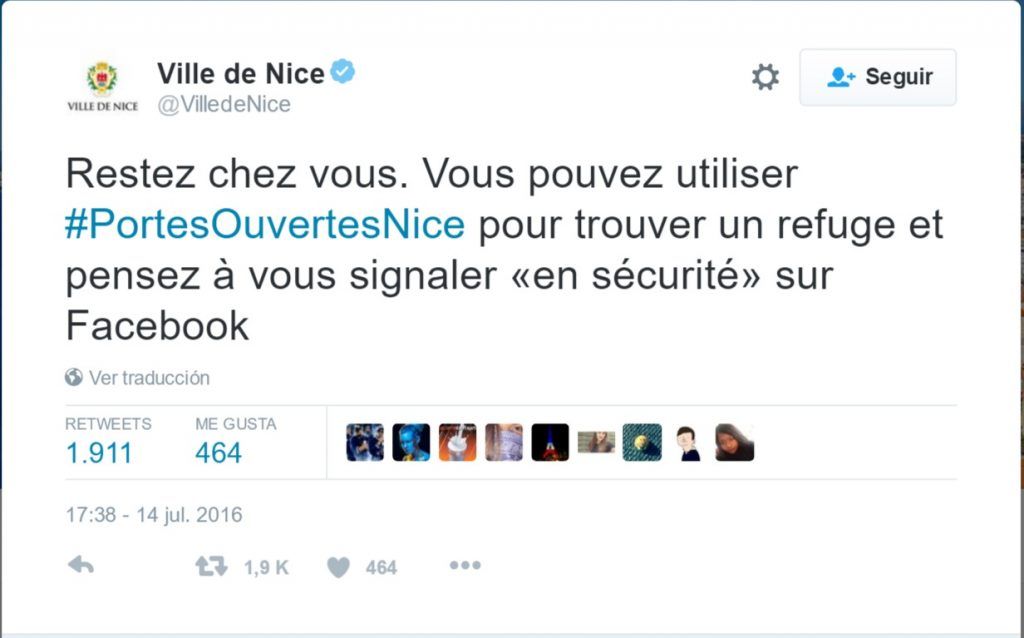 Activa Facebook botón "Safety-Check" tras ataques en Niza - Tuit-Niza-1024x638