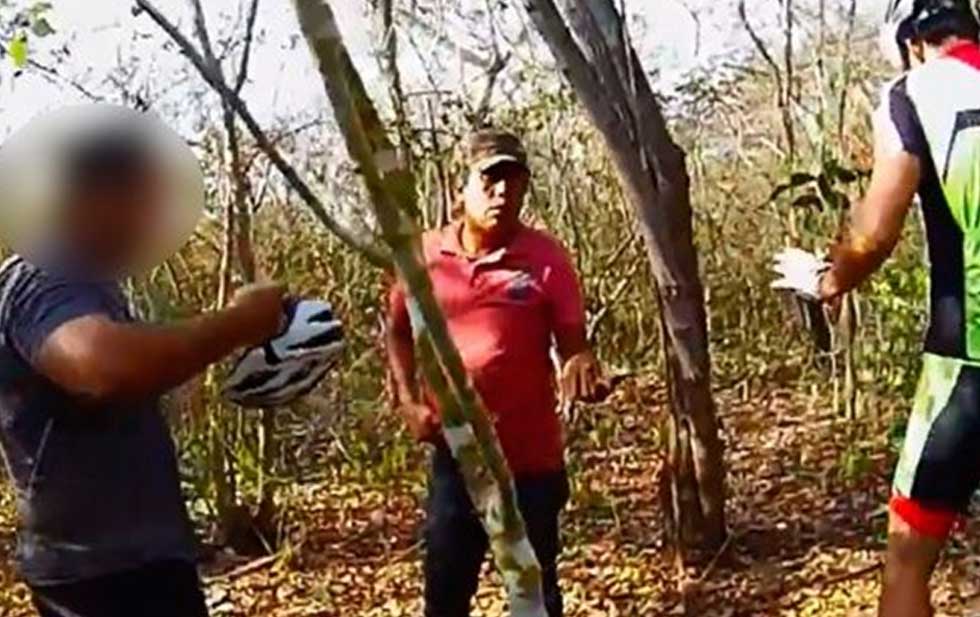 Video: ciclista graba asalto