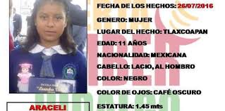 Encuentran a niña que huyó de casa por maltrato - araceli-alerta-amber