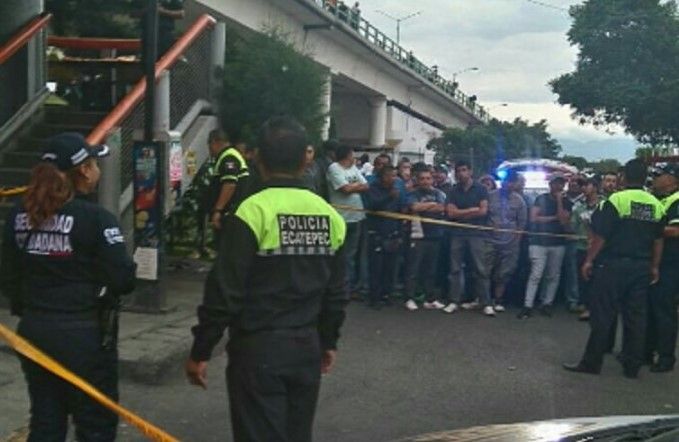Abaten a presunto asaltante en el metro Múzquiz