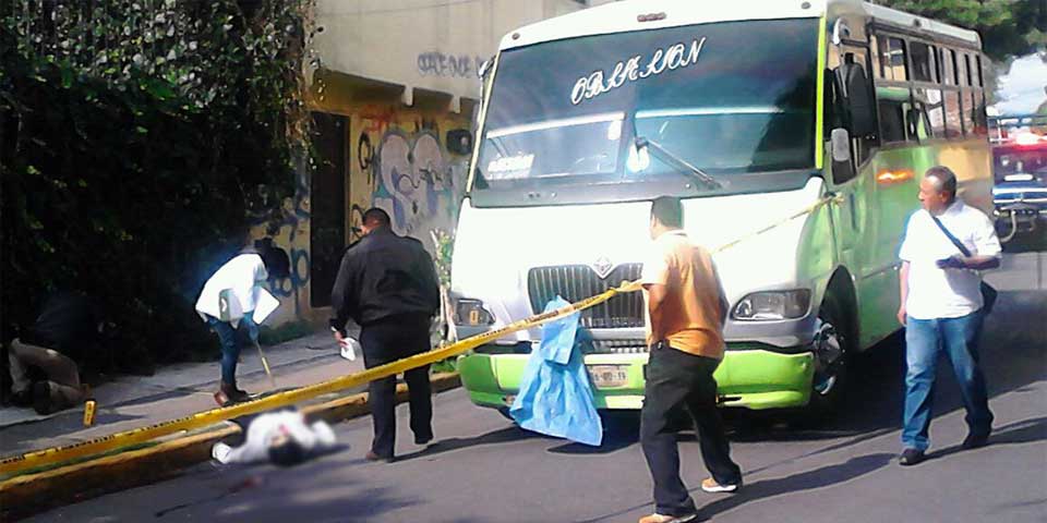 Muere mujer por asalto en autobús en Álvaro Obregón