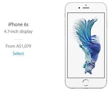 Los precios del iPhone alrededor del mundo - australia-6s
