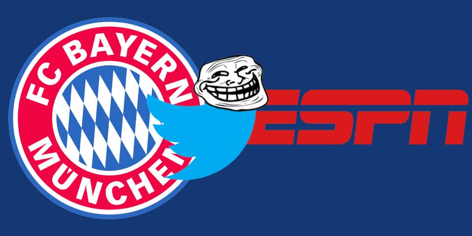 El Bayern Munich ‘trollea’ a la cadena ESPN