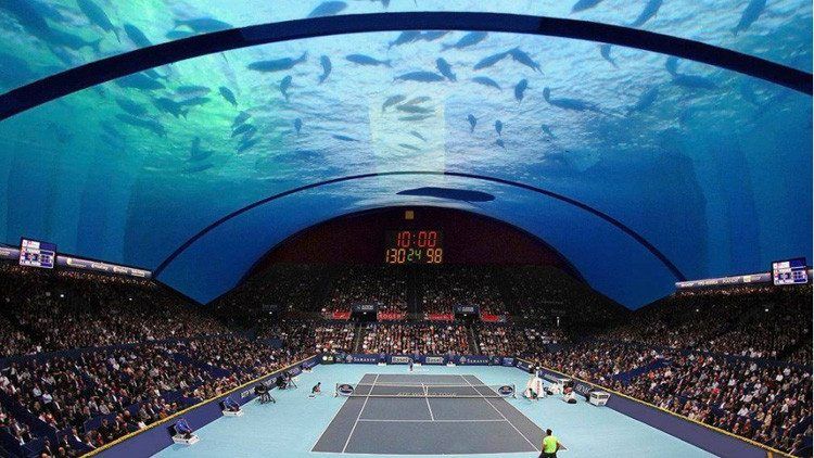 Dubai planea construir canchas de tenis bajo el agua - cancha-tenis-bajo-agua-2