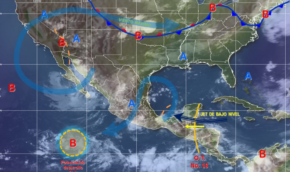 Se mantendrán lluvias en gran parte del país - clima-mexico-1