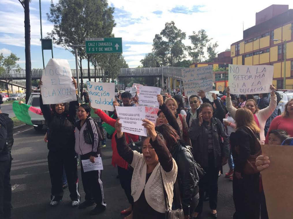 Bloqueos de la CNTE en la Ciudad de México