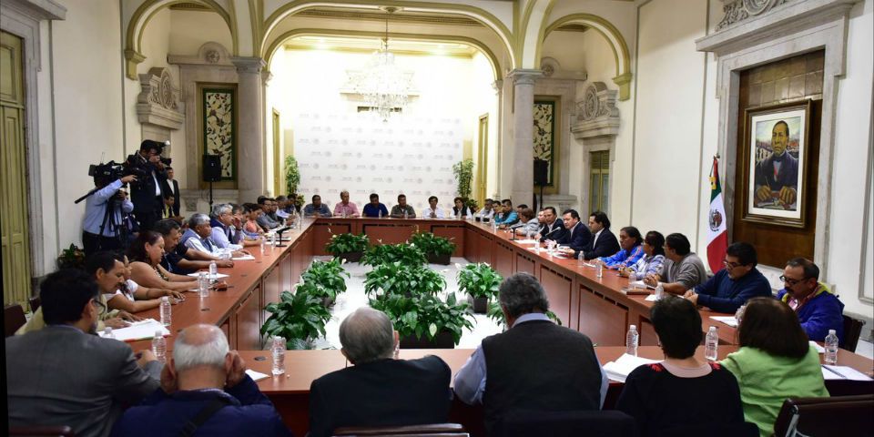 "La reforma educativa no está a discusión con la CNTE": Osorio Chong - cnte-segob-reunión-lunes-11-de-julio