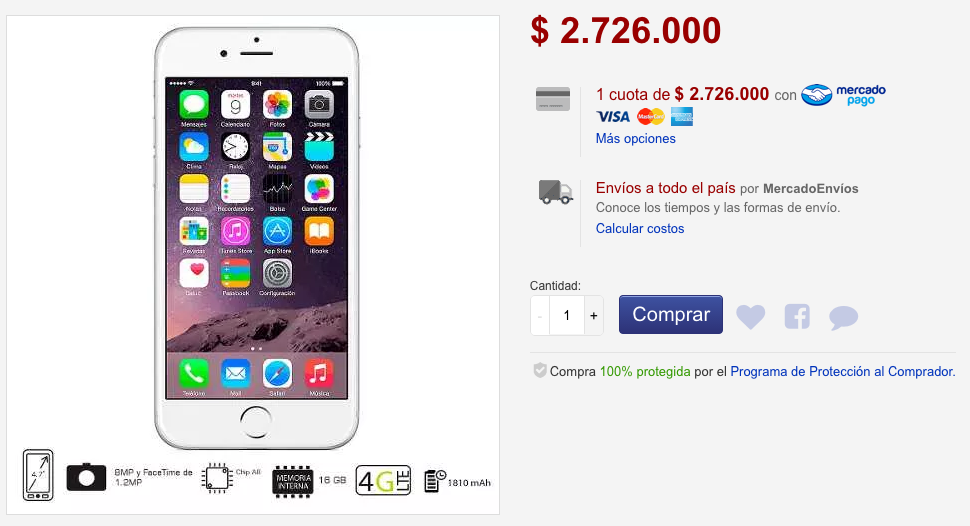 Los precios del iPhone alrededor del mundo - colombia-6