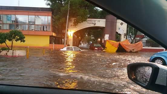 Fuertes lluvias en la Ciudad de México