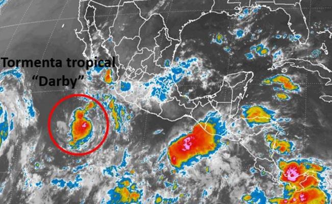 Se forma tormenta tropical ‘Darby’ en el Océano Pacífico - darby