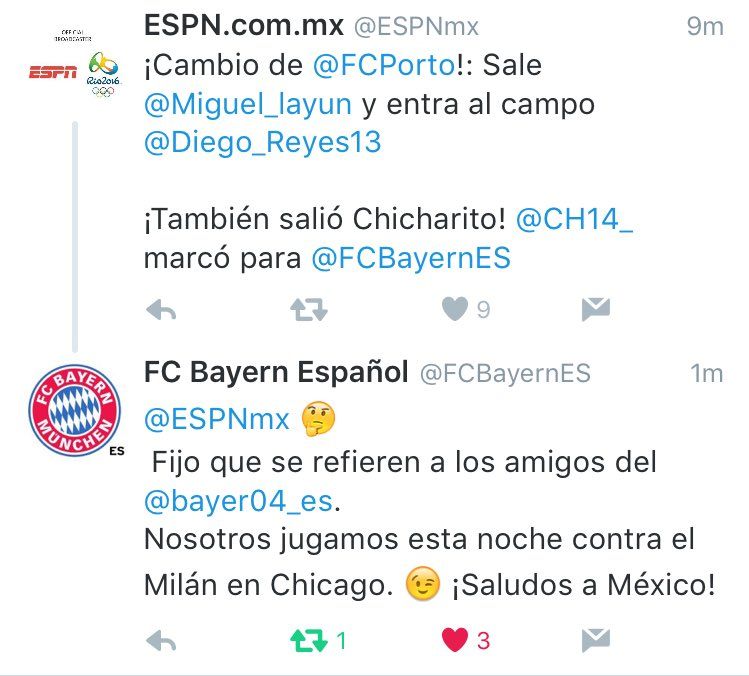 El Bayern Munich 'trollea' a la cadena ESPN - espn-bayern