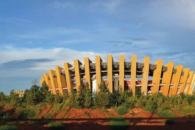 Ordos, la gran ciudad fantasma de China - estadio-china