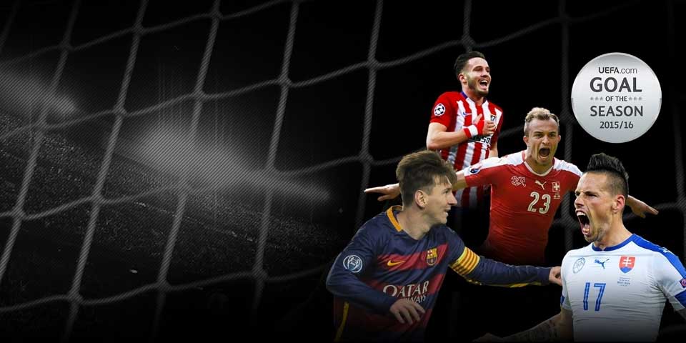 Los nominados al mejor gol de la temporada de la UEFA
