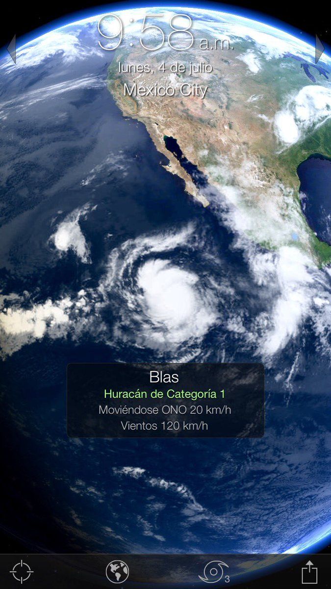 Blas se convierte en huracán - huracan-blas