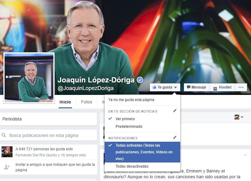 Cómo cambiar la configuración de Facebook para no perderse las noticias - jld-4