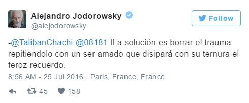 Jodorowsky crea polémica en Twitter - jodorowsky-justificación-3