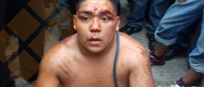 Linchan a presunto ladrón de caja de ahorro en Veracruz