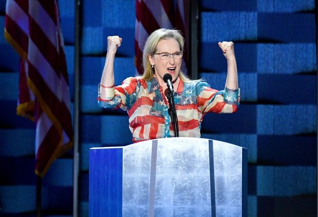 Celebridades de Estados Unidos firman carta anti Trump - meryl-streep-dnc