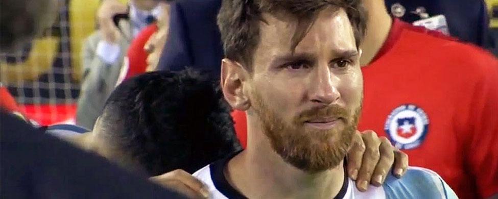 Me duele ver a Messi entre lágrimas: Cristiano Ronaldo - messi-lagrimas-copa-america-56589