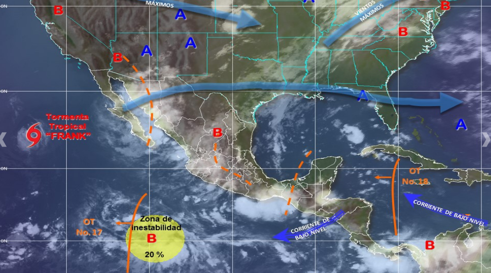 Continuarán las lluvias en todo el país - mexico-28-de-julio