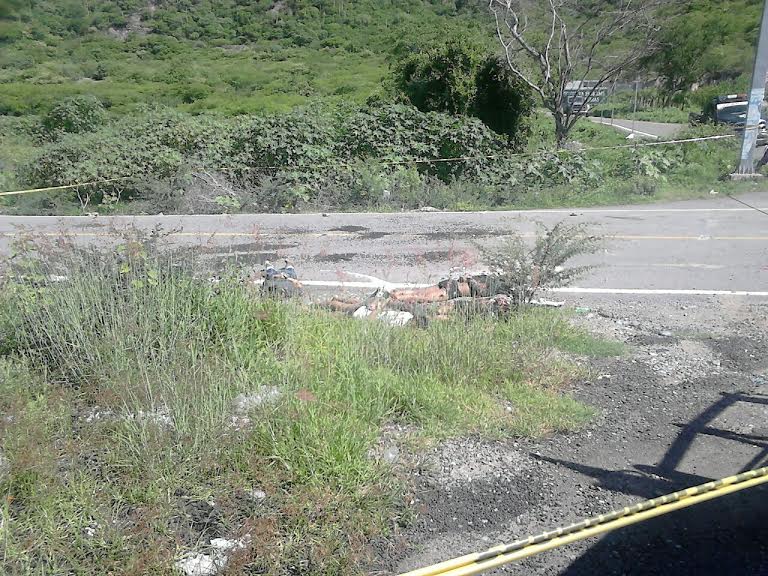 Encuentran cinco cuerpos en carretera de Guerrero