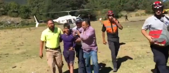 Un perro cuidó de un niño perdido en Nuevo León - niño