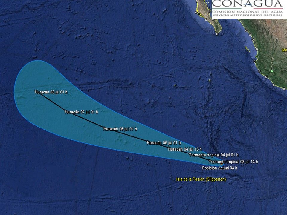Dos tormentas tropicales causan lluvias en el país - p-1007-temp2