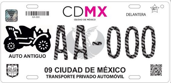 Presentan la nueva imagen de las placas de la Ciudad de México - placas-CDMX3