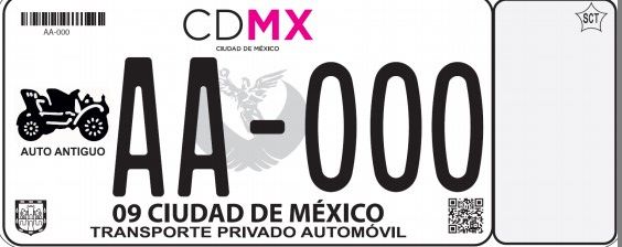 Presentan la nueva imagen de las placas de la Ciudad de México - placas-CDMX4