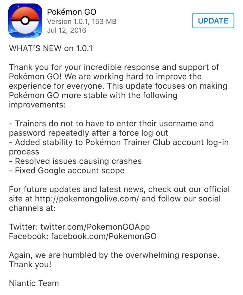 Actualizan Pokémon GO por preocupaciones de privacidad - pokemon-go-actualizacion-844x1024