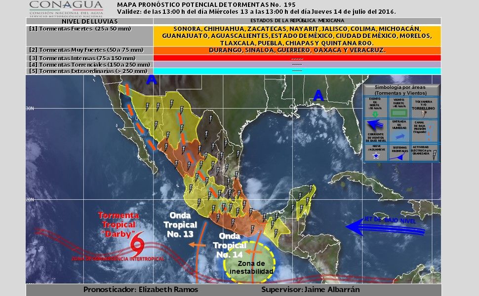 Calor extremo y lluvias en casi todo el país - potencial_tormentas-3-1
