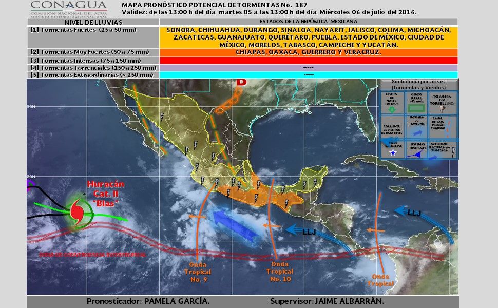 Prevén tormentas por onda tropical 10 - potencial_tormentas-7