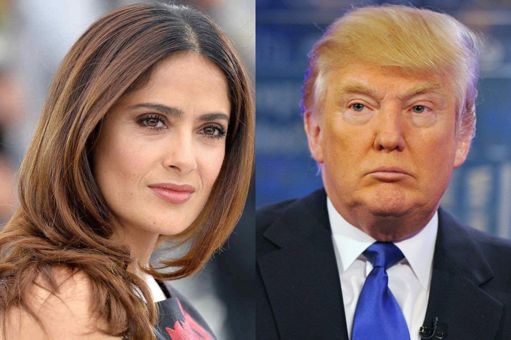 Donald Trump pagó 120 mil dólares por pasar el día con Salma Hayek - salma-hayek-donald-trump-1-1024x683