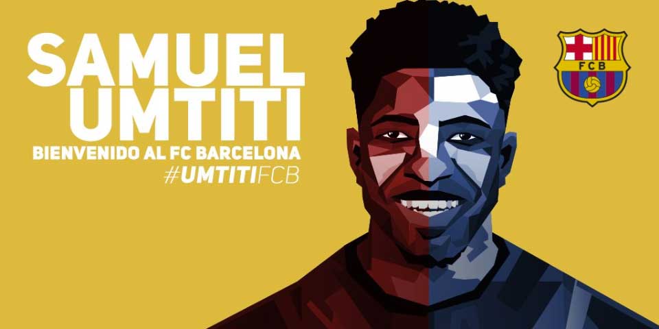 Barcelona hace oficial la llegada de Samuel Umtiti