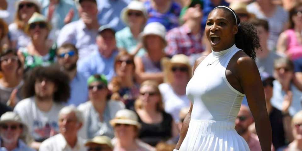 Serena Williams pasa sin problemas a la final de Wimbledon
