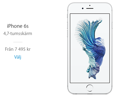 Los precios del iPhone alrededor del mundo - suecia-6s