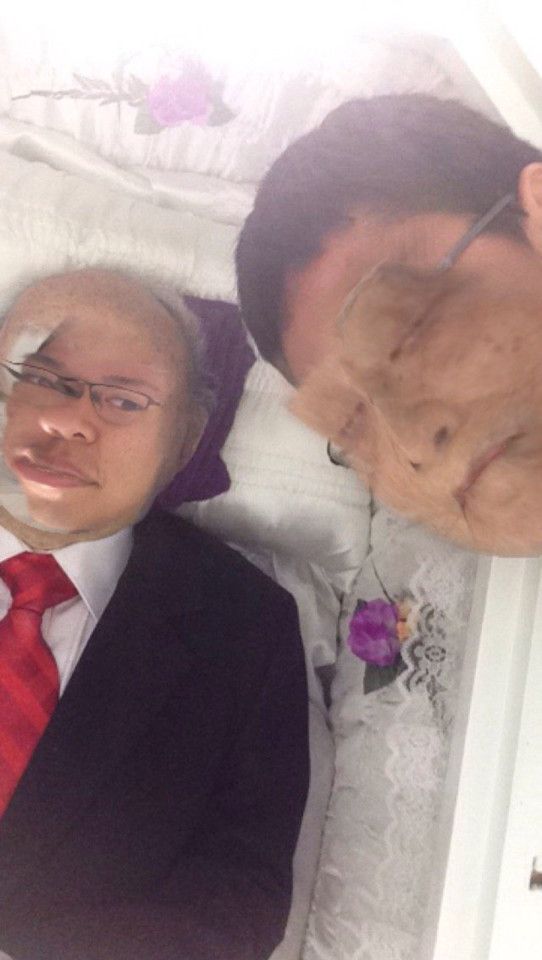 Joven abusa del Snapchat y lo usa con un muerto - swap-face-snapchat2