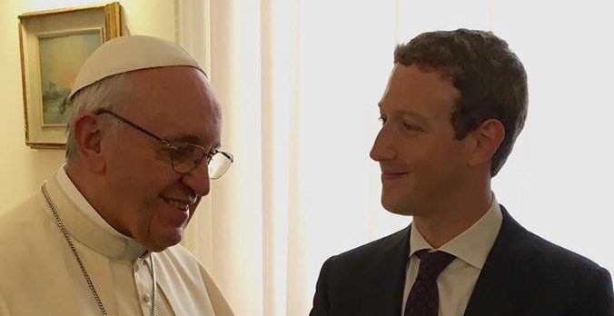 El regalo de Mark Zuckerbergal papa Francisco